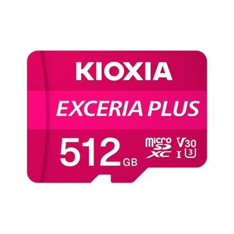 Image secondaire de Carte Mémoire Micro SD avec Adaptateur Kioxia PLUS UHS-I C10 R98 512 GB