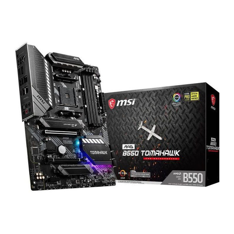 MSI MAG B550 Tomahawk AMD B550 Emplacement AM4 ATX