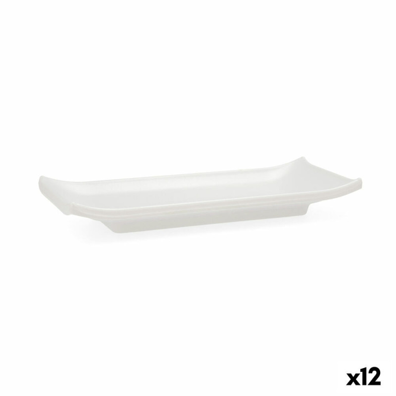 Plateau Quid Select Sushi Blanc Plastique (12 Unités)