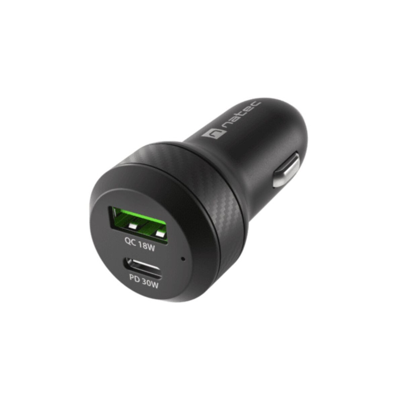 Chargeur de voiture Natec Coney Noir 48 W (1 Unité)