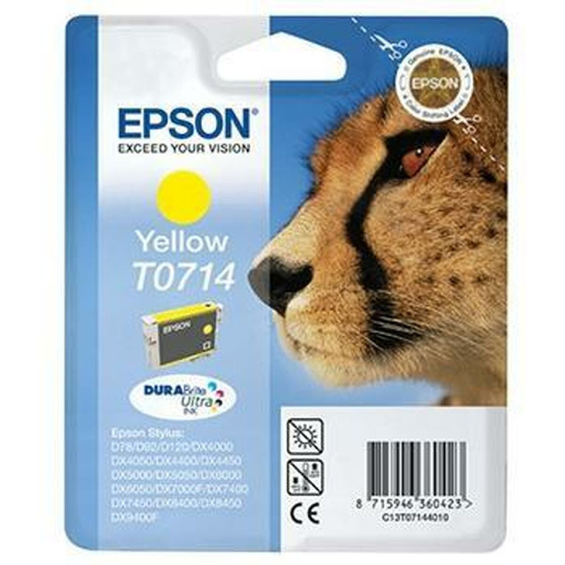 Cartouche d'encre originale Epson T0714 Jaune