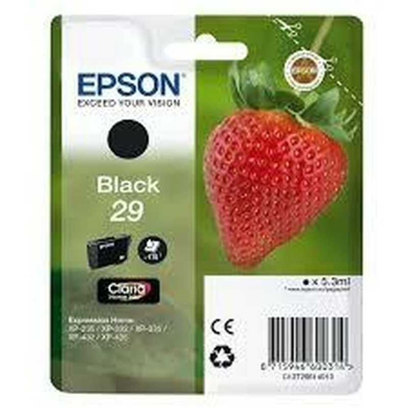 Epson Strawberry 29 K cartouche d'encre 1 pièce(s) Original Rendement standard Noir