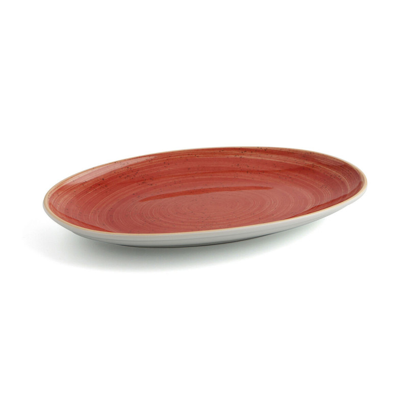 Image secondaire de Plat à Gratin Ariane Terra Oblongue Céramique Rouge (Ø 32 cm) (6 Unités)