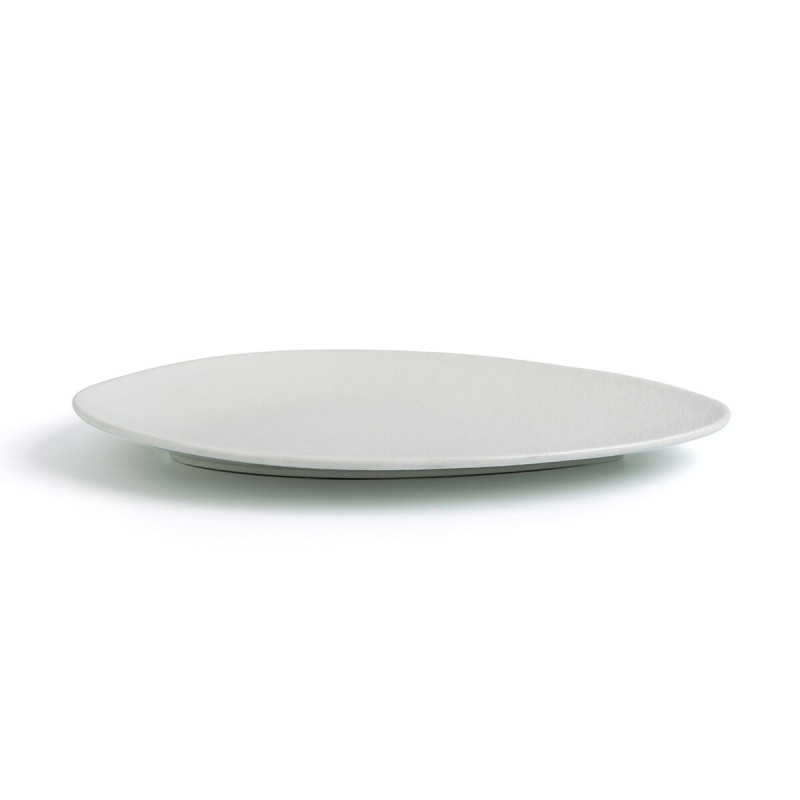 Image secondaire de Assiette plate Ariane Antracita Triangulaire Céramique Blanc (Ø 29 cm) (6 Unités)