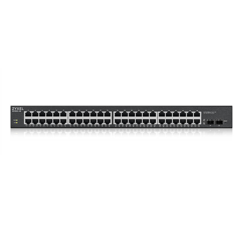 Image secondaire de Zyxel GS1900-48HPv2 Géré L2 Gigabit Ethernet (10/100/1000) Connexion Ethernet, supportant l'alimentation via ce port (PoE) Noir