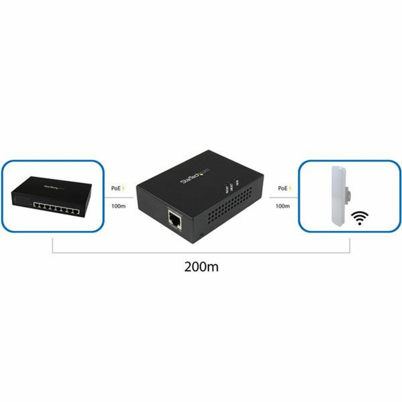 Image secondaire de Startech.com Répéteur Gigabit PoE+ à 1 port - Extendeur Power over Ethernet 802.3at et 802.3af - 100 m