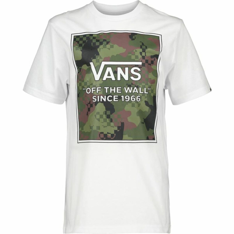 T-Shirt à manches courtes homme Vans Camo Check Blanc