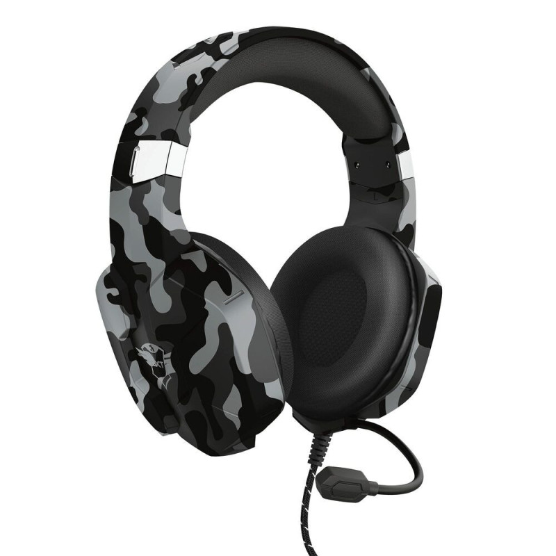 Trust GXT 1323 ALTUS Casque Avec fil Arceau Jouer Noir, Camouflage