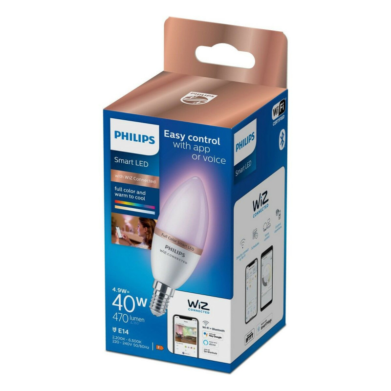 Philips Ampoule flamme 4,9 W (éq. 40 W) C37 E14