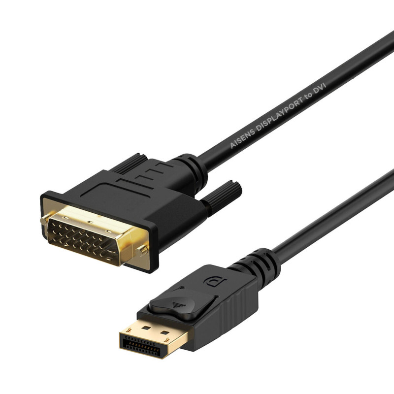 Aisens A125-0366 câble vidéo et adaptateur 2 m DisplayPort DVI Noir