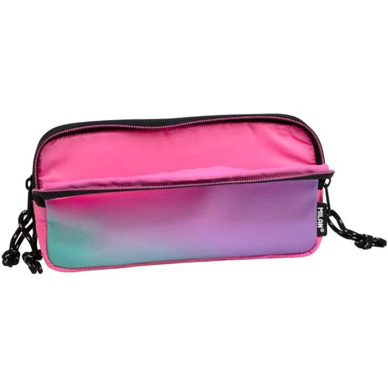 Image secondaire de Trousse Fourre-Tout Triple Milan Sunset Rose 22 x 11 x 6,5 cm