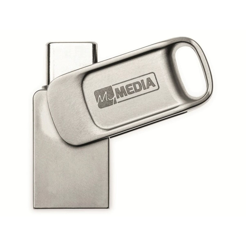 Mymedia MyDual USB 3.2 Gen 1 lecteur USB flash 128 Go USB Type-A / USB Type-C 3.2 Gen 1 (3.1 Gen 1) Argent