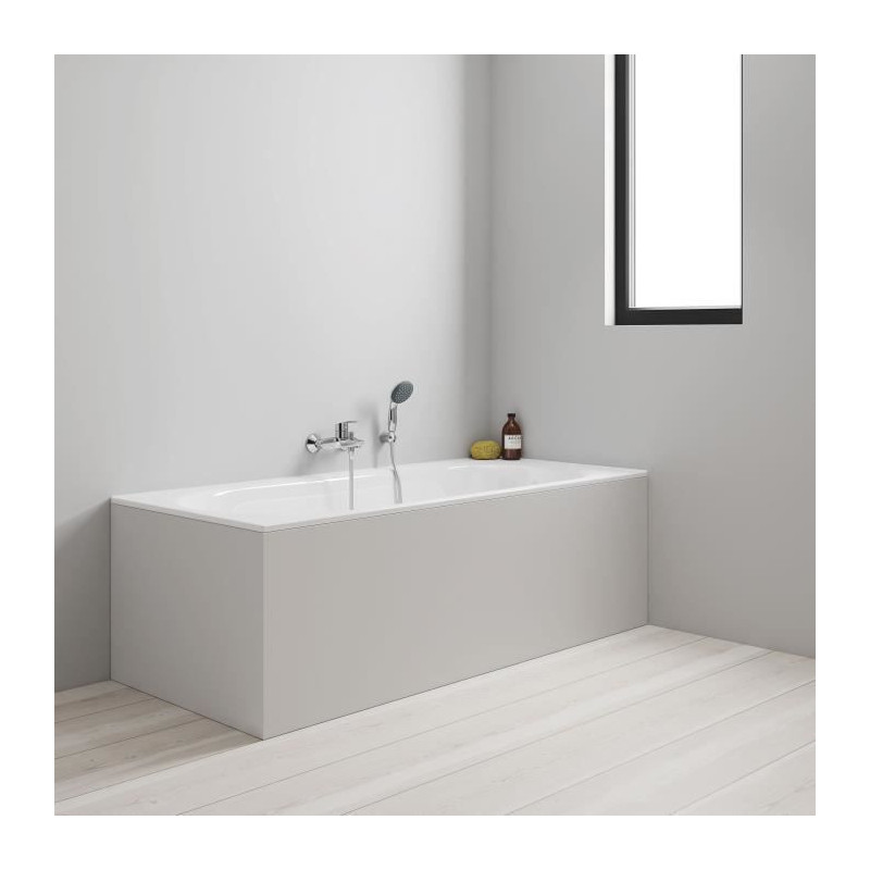 Image secondaire de Set de douche Grohe 27944000 Gris Silicone 1 Position