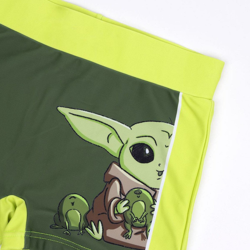 Image secondaire de Boxer de Bain pour Enfants The Mandalorian Vert