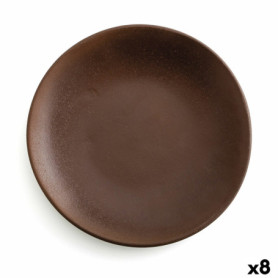 Assiette plate Anaflor Faïence Céramique Marron (Ø 29 cm) (8 Unités) 249,99 €