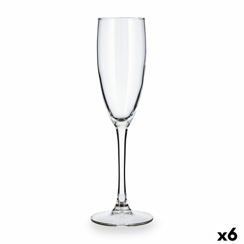 Coupe de champagne Luminarc Duero Transparent verre (170 ml) (6 Unités)