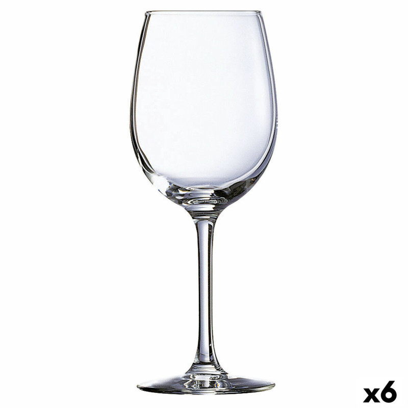 Verre de vin Ebro Transparent verre (580 ml) (6 Unités)