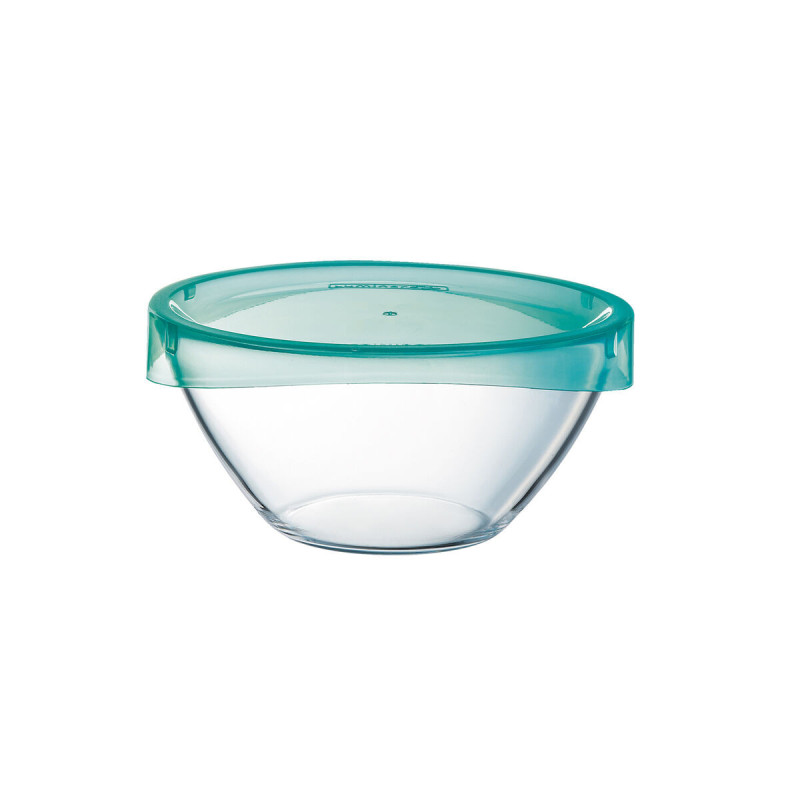 Image secondaire de Saladier Luminarc Keep'n Lagon Transparent Avec couvercle verre Ø 17 cm (6 Unités)