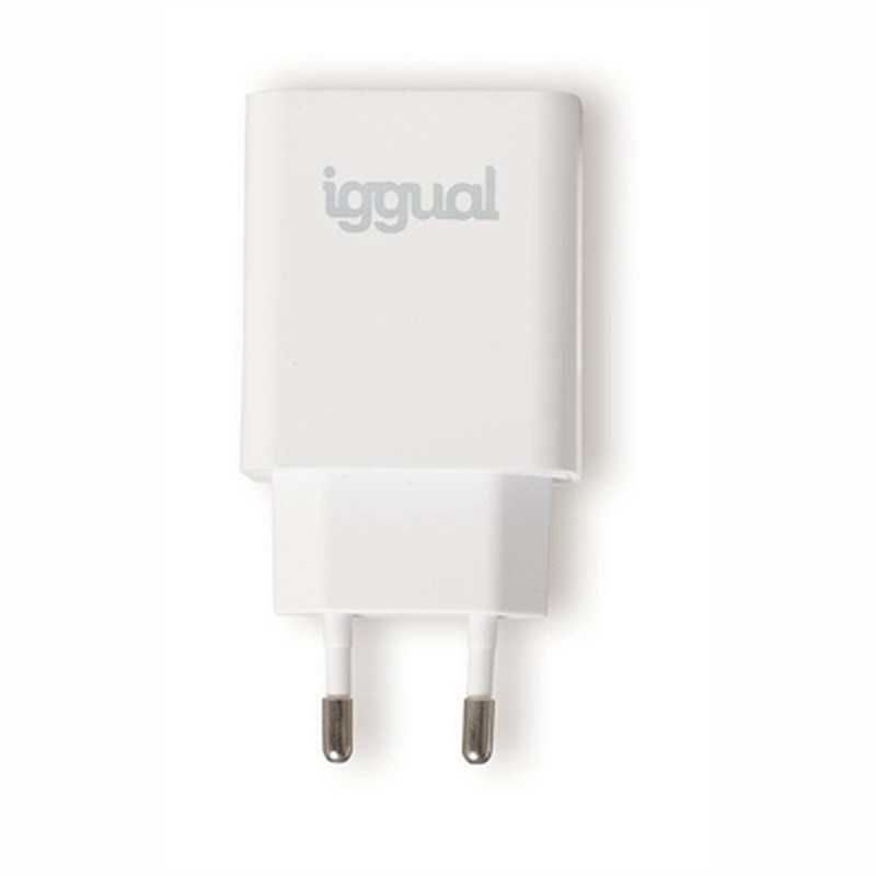 Iggual IGG318164 chargeur d'appareils mobiles Universel Blanc Secteur Intérieure