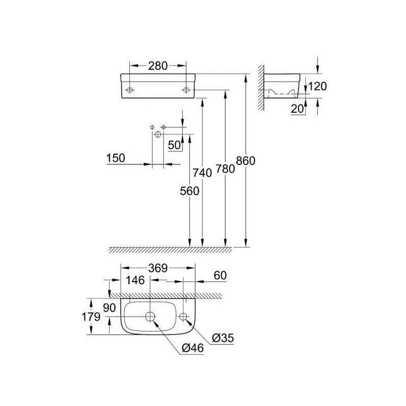 Image secondaire de Lavabo Grohe 3932700H