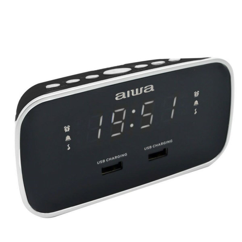 Radio-Réveil Aiwa Noir