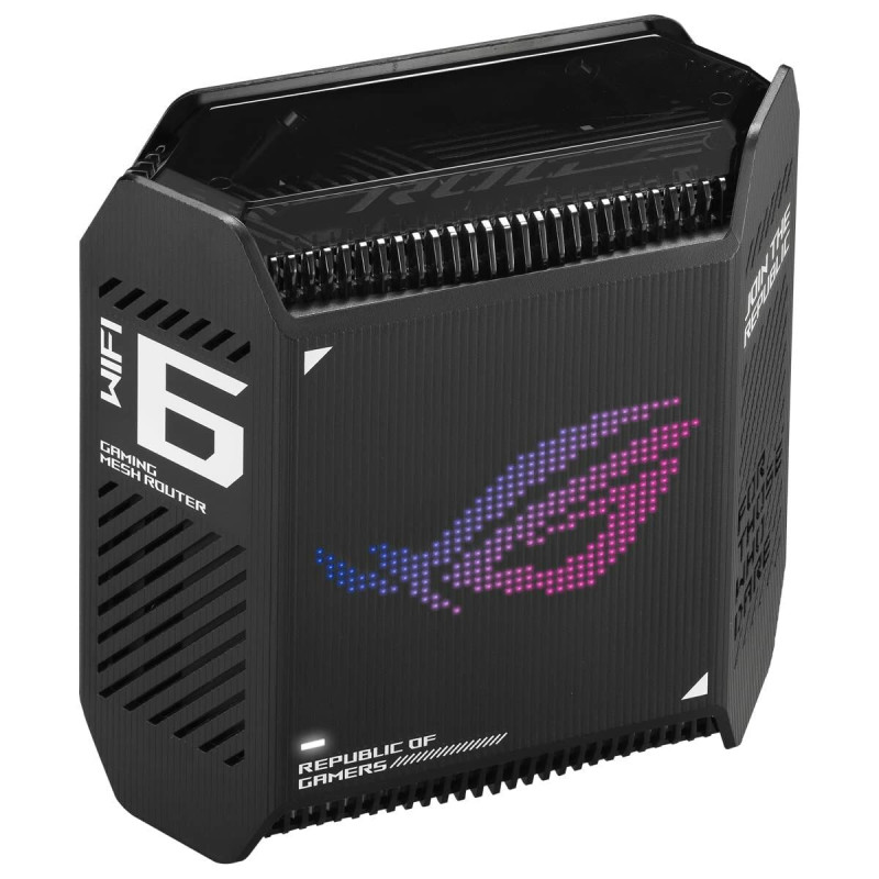 Image secondaire de Asus ROG Rapture GT6 AX10000 AiMesh 1 Pack Tri-bande (2,4 GHz / 5 GHz / 5 GHz) Wi-Fi 6 (802.11ax) Noir 4 Interne