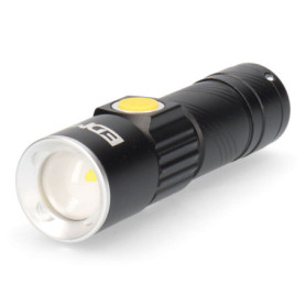 Lampe Torche LED EDM USB Rechargeable Zoom Mini Noir Aluminium 120 Lm 23,99 €