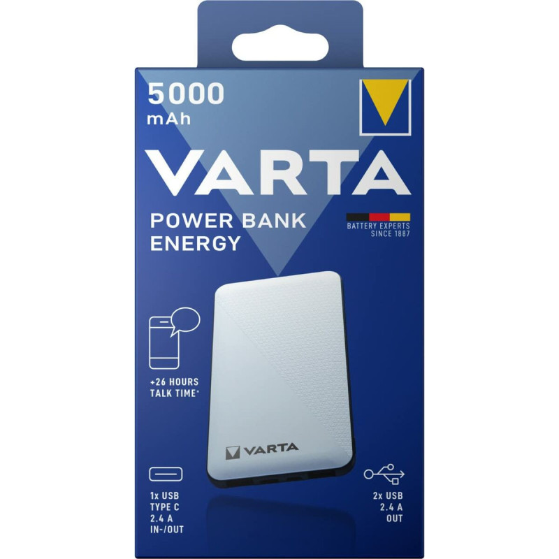 Image secondaire de Varta Energy 5000 Lithium Polymère (LiPo) 5000 mAh Noir, Blanc