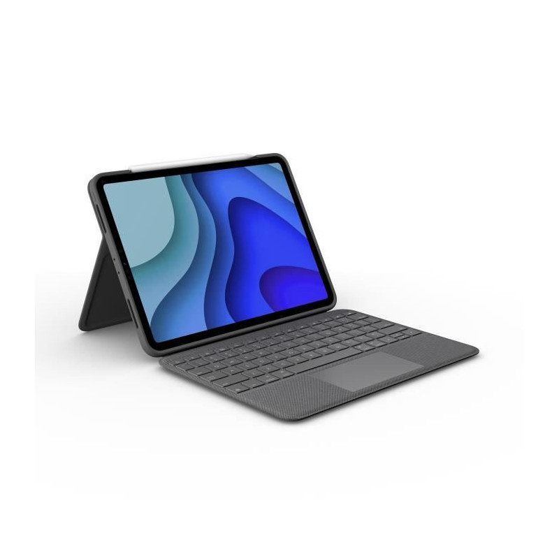 Logitech Folio Touch Gris Smart Connector Azerty Français