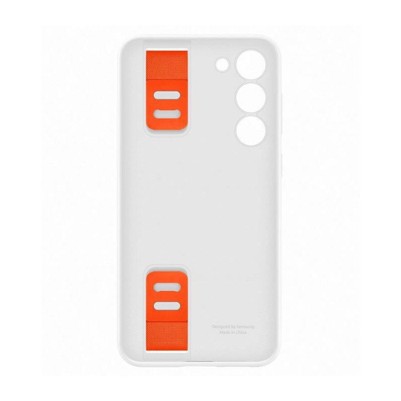 Image secondaire de Coque Silicone SAMSUNG avec laniere S23+ Blanc