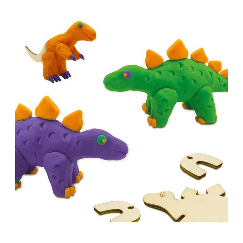 Image secondaire de SES Creative Pâte à modeler - Squelettes de dinosaures en bois