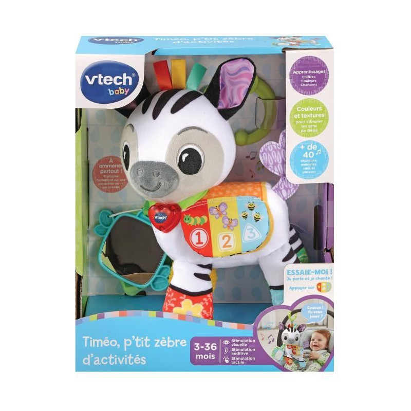 Vtech Baby TIMEO, P'TIT ZEBRE D'ACTIVITES