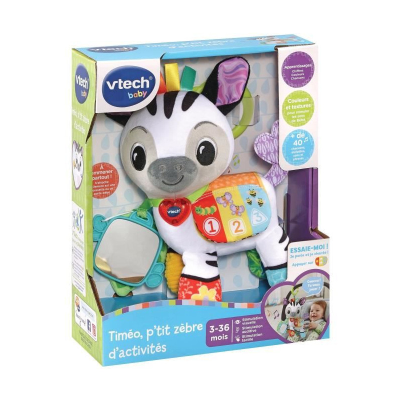 Image secondaire de Vtech Baby TIMEO, P'TIT ZEBRE D'ACTIVITES