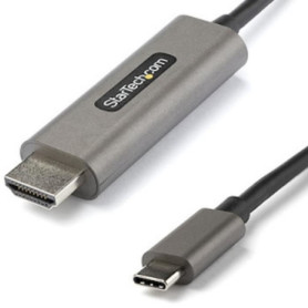 CABLING® Câble Adaptateur port USB-C femelle vers HDMI mâle - entrée USB  Type C 3.1, sortie HDMI adaptateur 4 K 60 Hz - câble nylon 20 cm