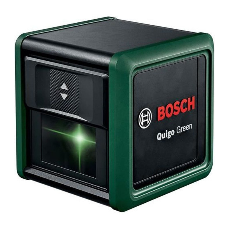 Laser lignes Bosch - Quigo Green - Technologie faisceau vert - Portée 12m