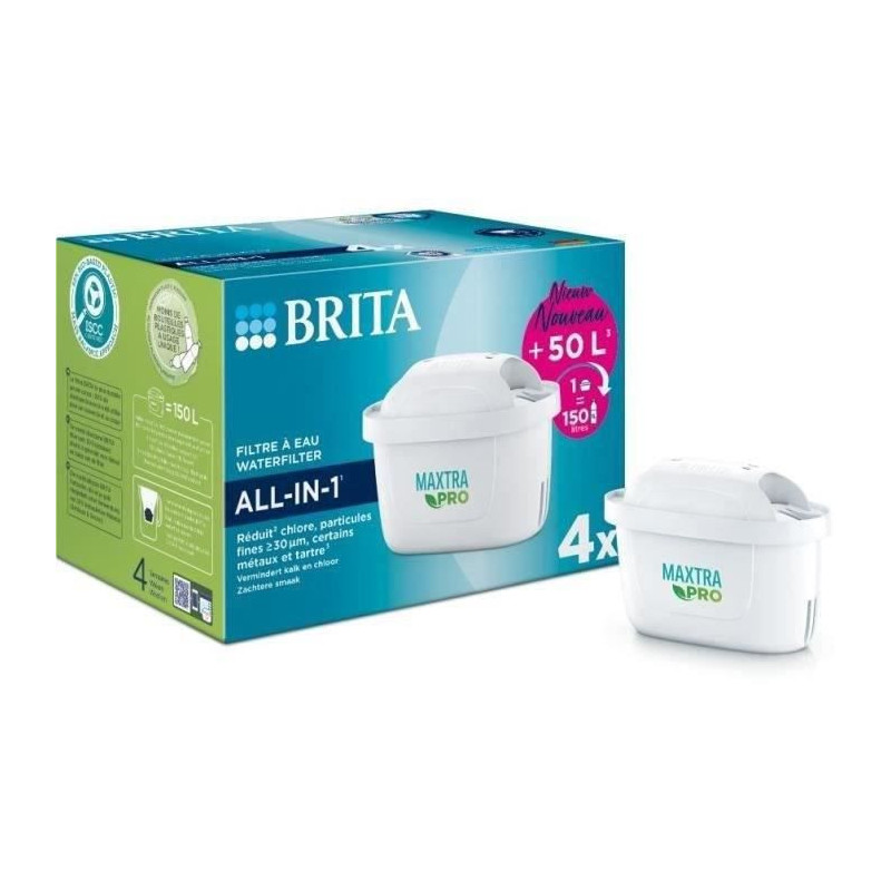 Filtre pour Carafe Filtrante Brita Maxtra Pro All-in-1 (4 Unités)