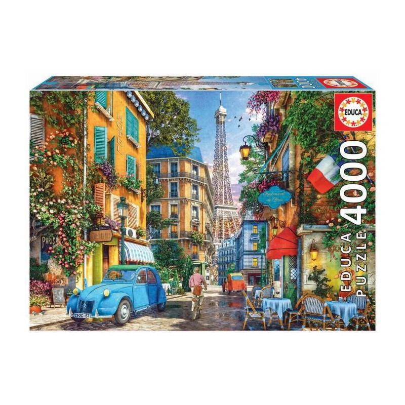 Puzzle Educa The old streets of Paris 19284 4000 Pièces