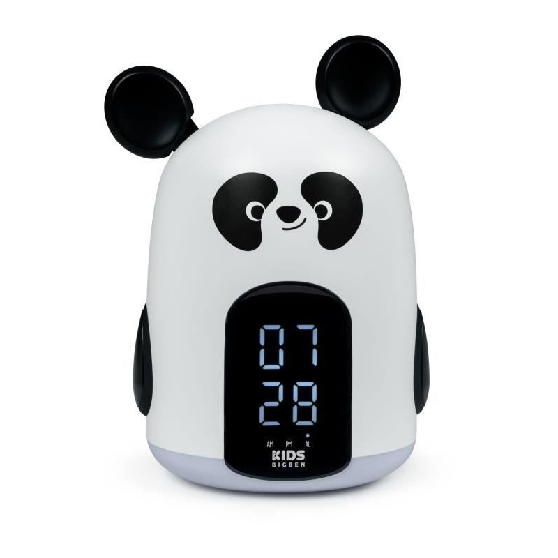 Réveil Bigben Blanc/Noir Ours Panda