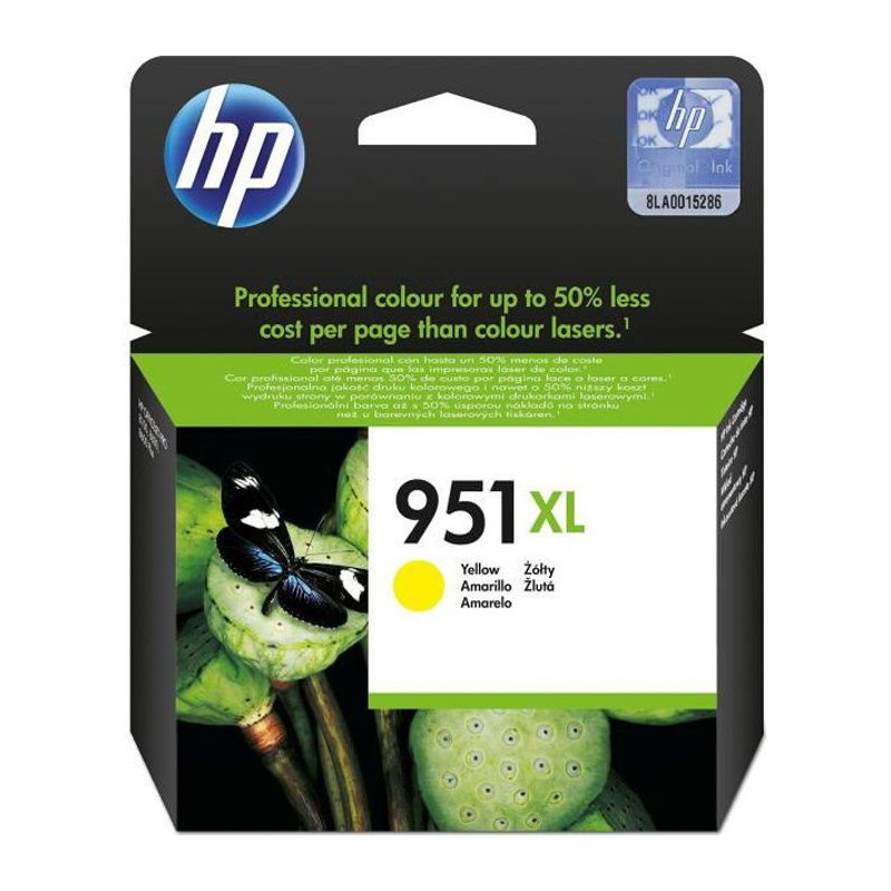 HP 951XL cartouche d'encre jaune grande capacité authentique