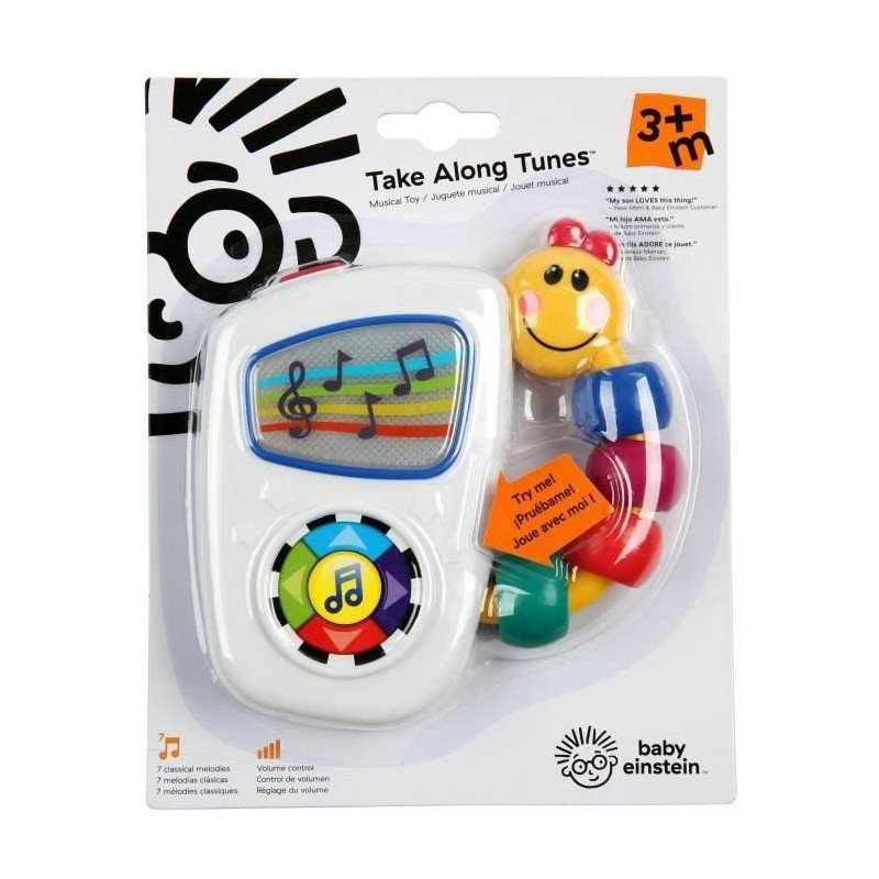 Image secondaire de Jouet pour bébé Baby Einstein Take Along Tunes Multicouleur