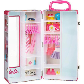 BARBIE - Mallette armoire pour ranger les vetements de tes poupées Barbi 39,99 €