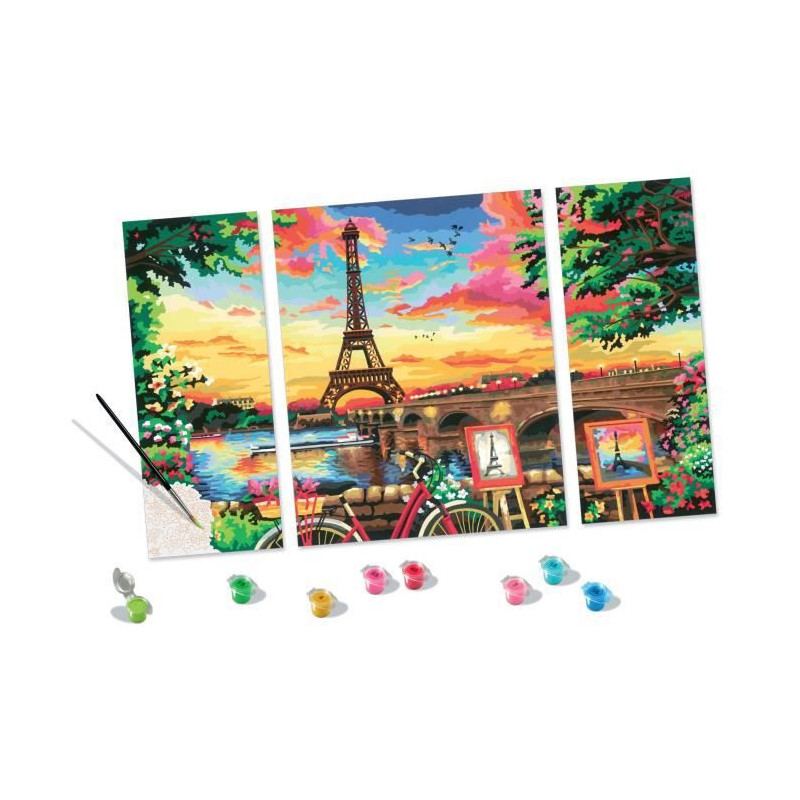 Image secondaire de Ravensburger 20134 livre et page à colorier Couleur par kit de peinture par numéros