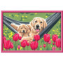 Numéro d'Art grand format - Labrador et tulipes -4005556235988 - Ravensb 26,99 €