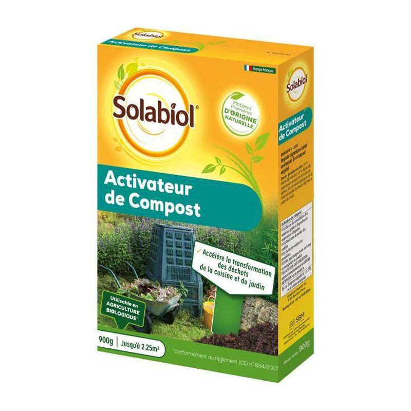 Engrais pour les plantes Solabiol Compost Activateur 900 g