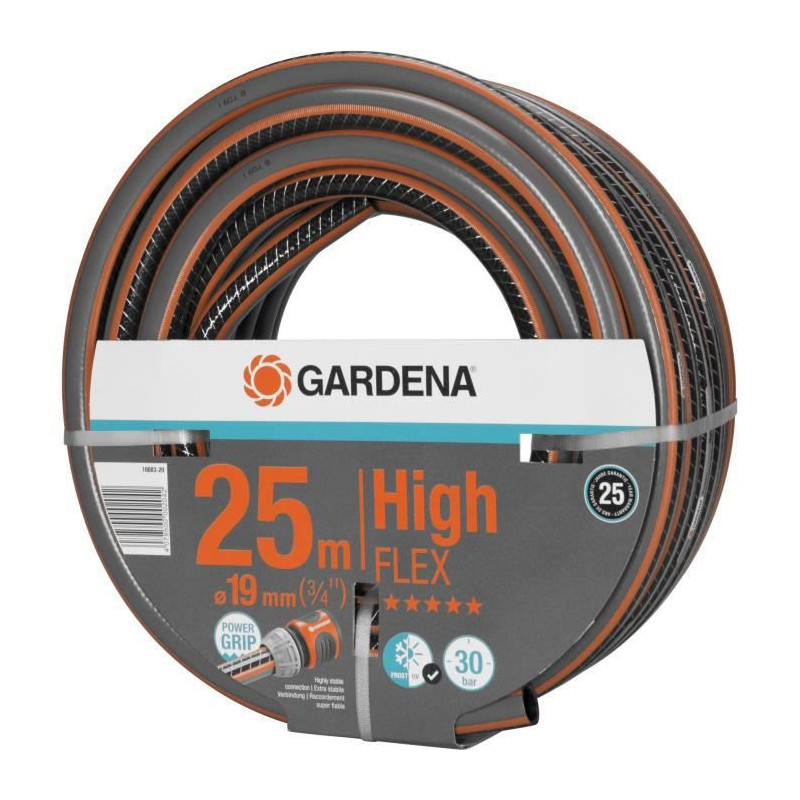 Tuyau d'arrosage Gardena Comfort High Flex Ø 19 mm 25 m