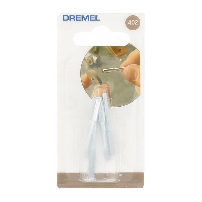 Image secondaire de Lot de 4 adaptateurs de tronçonnage - Dremel - 402 - Compatible avec tous les outils multi-usage - Gris