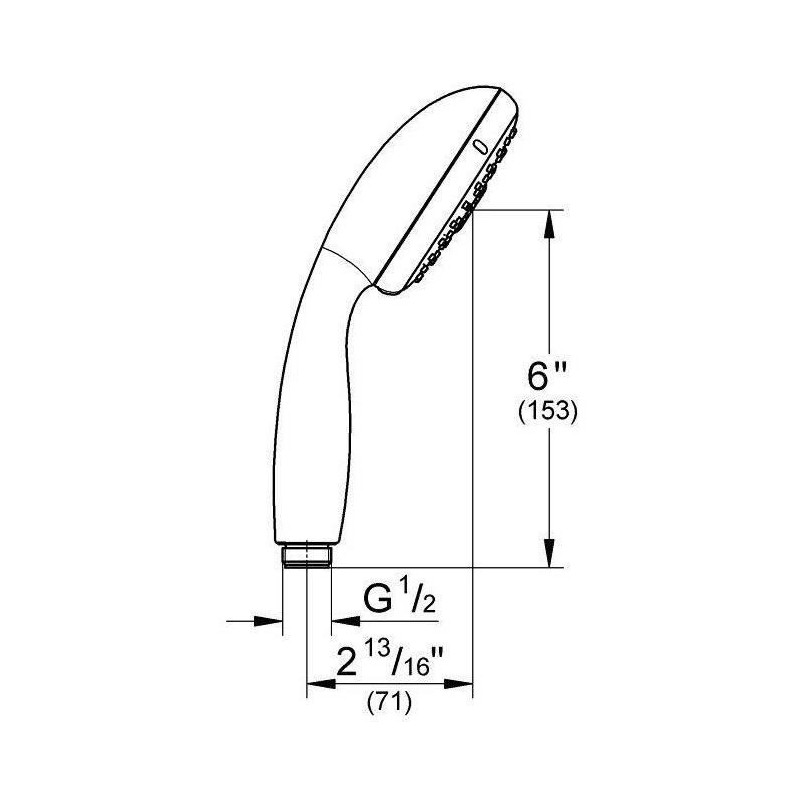 Image secondaire de Pomme de douche Grohe Tempesta 100 Chrome