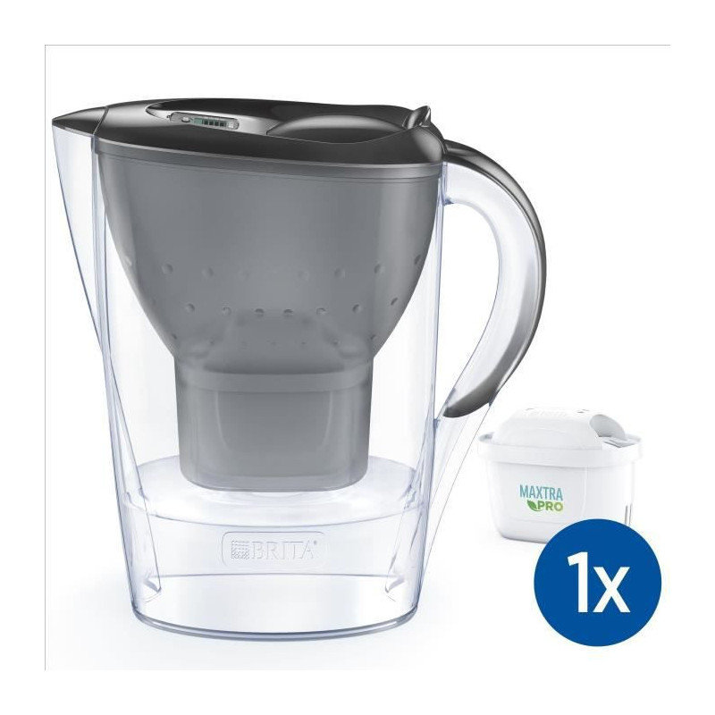 Carafe Filtrante Brita Carafe Marella Graphite Plastique 2,4 L