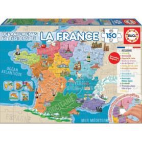 EDUCA - Puzzle - 150 DÉPARTEMENTS ET RÉGIONS DE LA FRANCE 23,99 €