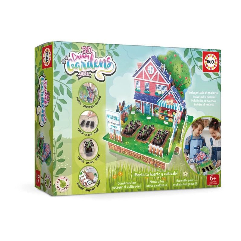 Image secondaire de Puzzle 3D Educa Dream Gardens 2in1